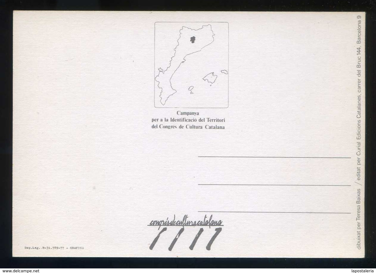 CCC 1977. *Campanya per la identificació del Territori* Lote 50 diferentes.