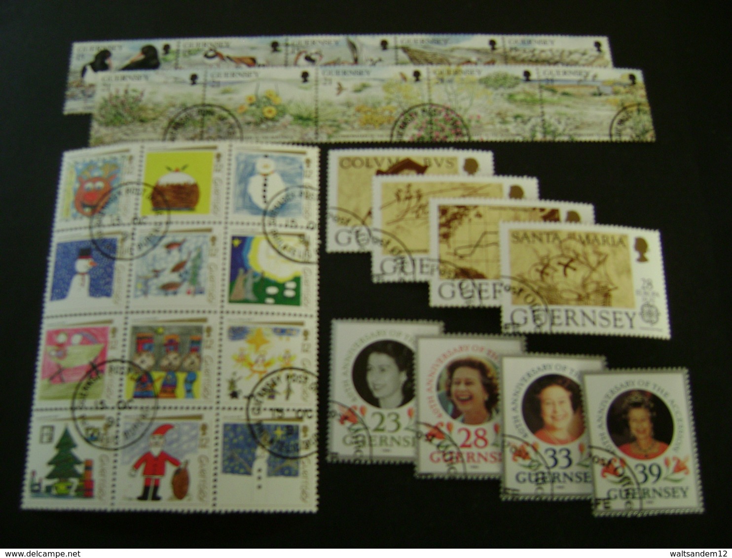 Guernsey 1991-1992 Commemorative/special Issues (SG 517-528, 530-559, 561, 583-604) 3 Images - Used - Guernsey