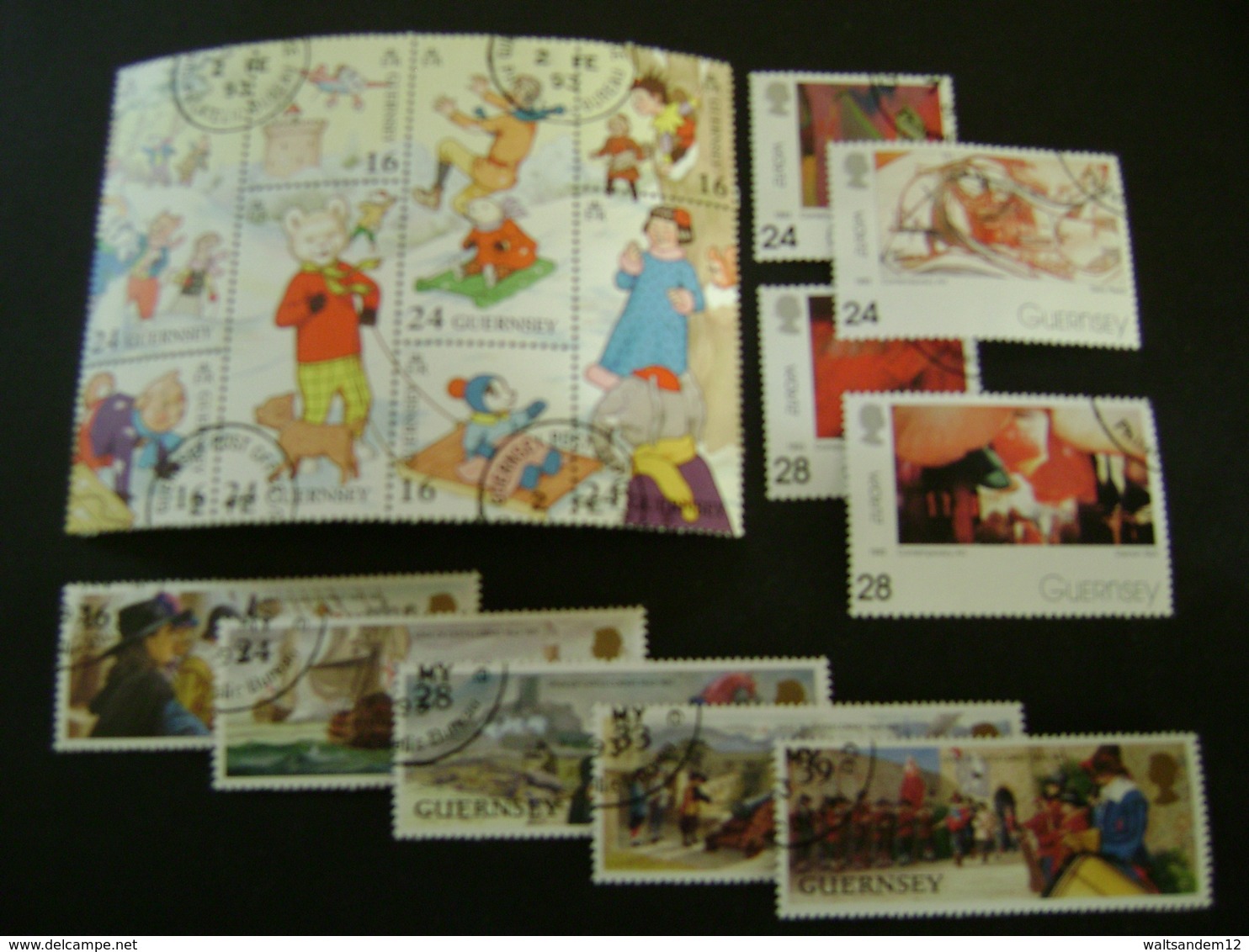 Guernsey 1993-1994 Commemorative/special Issues (SG 606-615, 617-643, 645-649, 651-662) 3 Images - Used - Guernsey