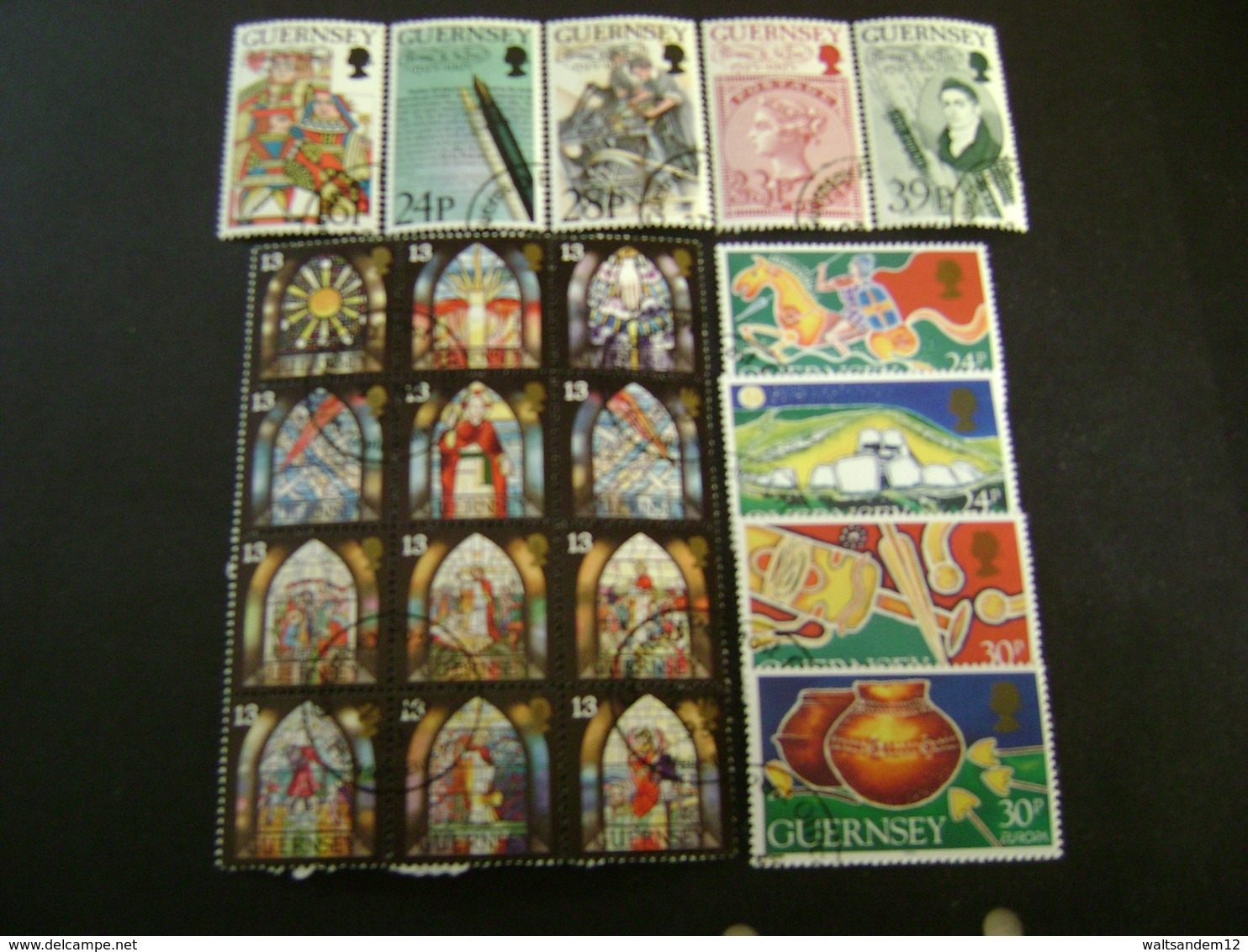 Guernsey 1993-1994 Commemorative/special Issues (SG 606-615, 617-643, 645-649, 651-662) 3 Images - Used - Guernsey