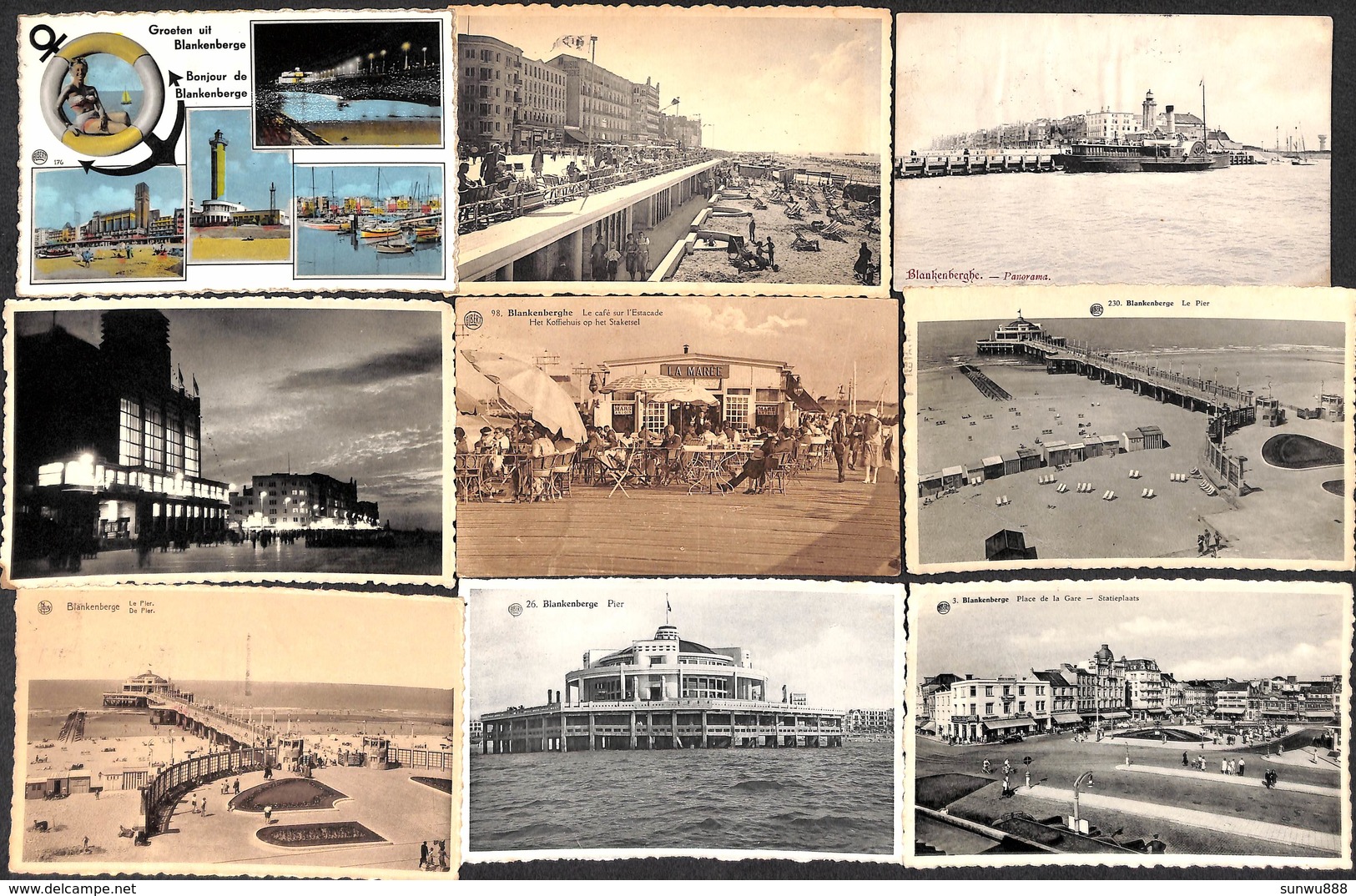 Blankenberge - Lot 33 Cartes (animée Phare.. Voir Zie Scans) - Blankenberge