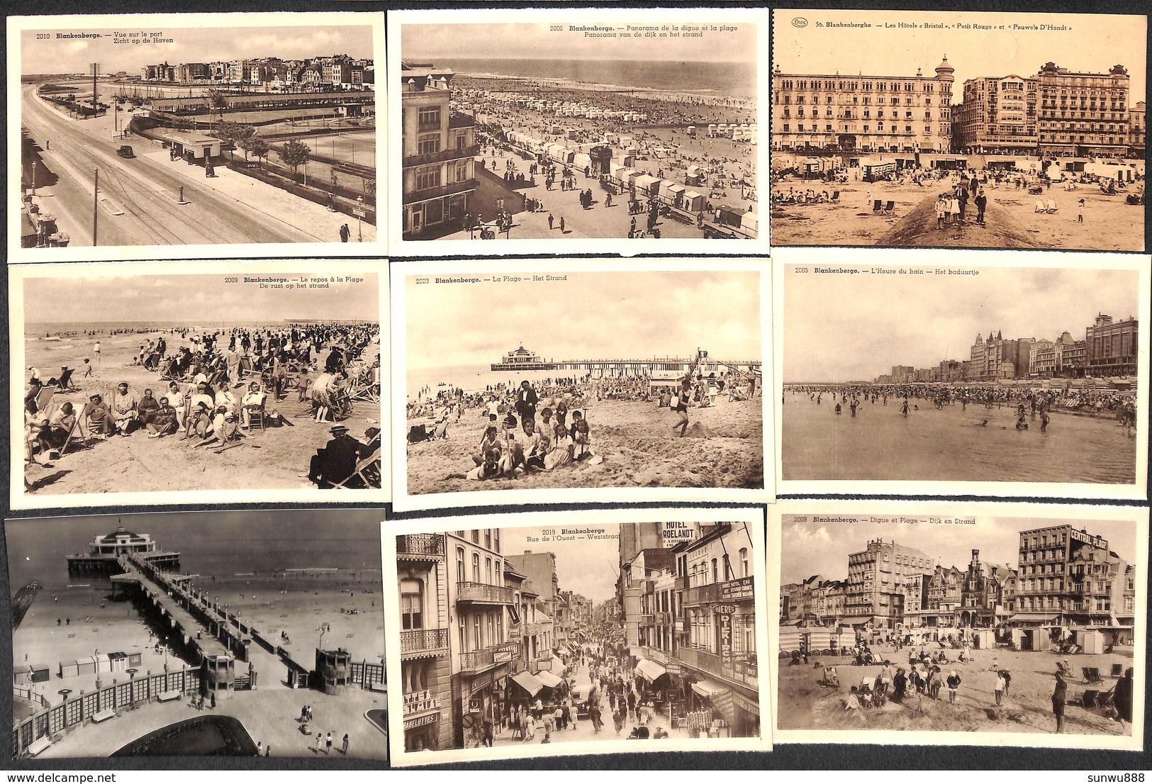 Blankenberge - Lot 33 Cartes (animée Phare.. Voir Zie Scans) - Blankenberge