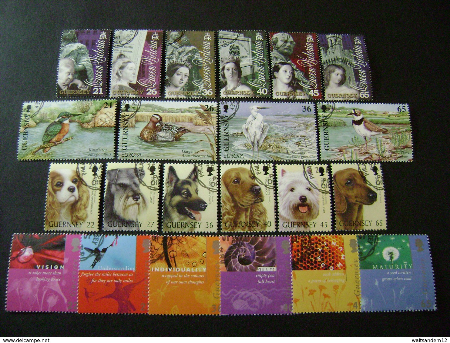 Guernsey 2001 Commemorative/special Issues (SG 884-889, 891-900, 921-926, 928-933) 2 Images - Used [Sale Price] - Guernsey