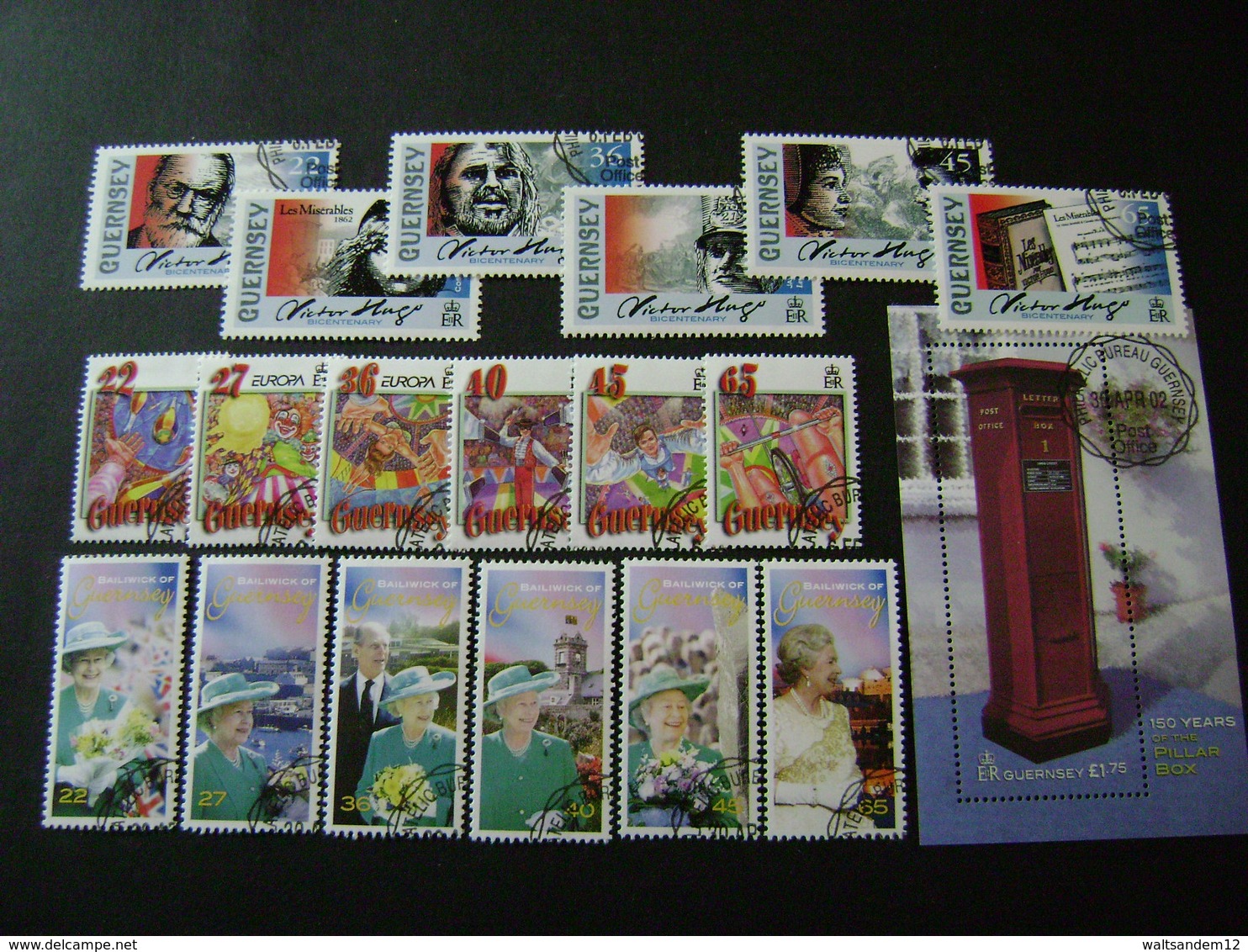 Guernsey 2002 Commemorative/special Issues (SG 935-940, 942-953, Ms954, 955-970, Ms971, 972-977) 3 Images - Used - Guernsey