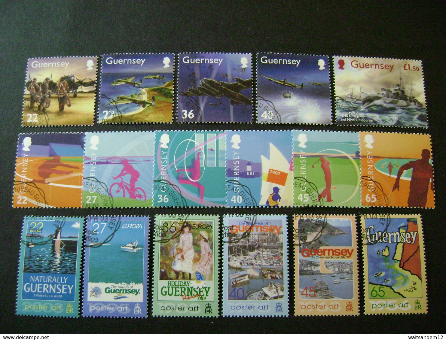 Guernsey 2003 Commemorative/special Issues (SG 979-989, 991-996, Ms997, 998-1007, 1009-1014) 2 Images - Used - Guernsey