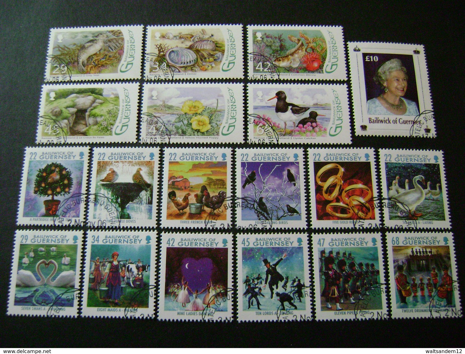 Guernsey 2006 Commemorative/special Issues (SG Ms1096, 1097-1108, 1110-1128, 1130-1141) 3 Images - Used [Sale Price] - Guernsey