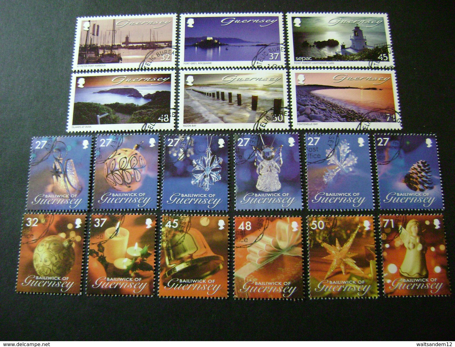 Guernsey 2007 Commemorative/special Issues (SG 1142-1147, 1159-1172, Ms1173, 1174-1197) 3 Images - Used - Guernsey