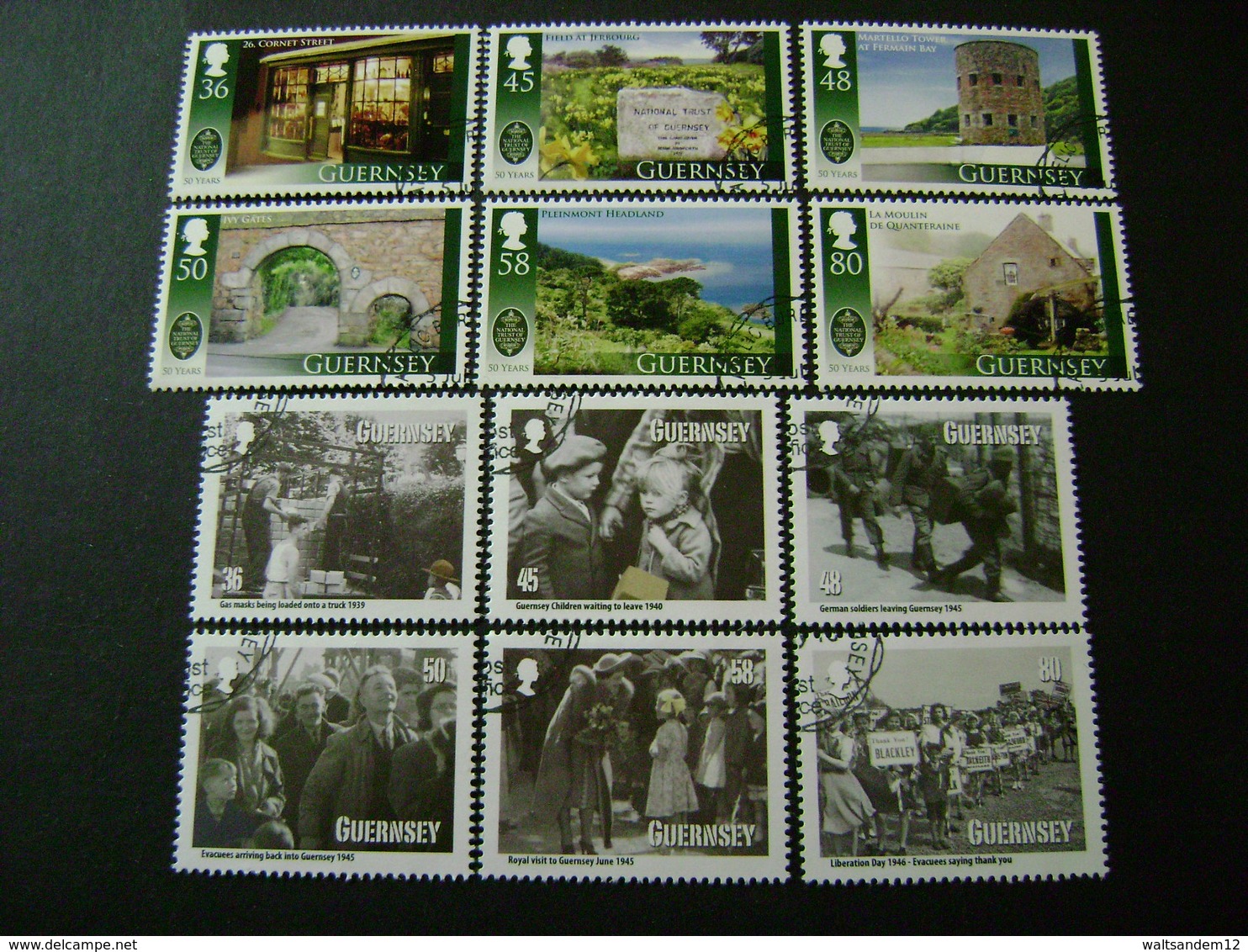 Guernsey 2010 Commemorative/special Issues (SG Ms1320, 1333-1335, 1337-1367) 3 Images - Used [Sale Price] - Guernsey