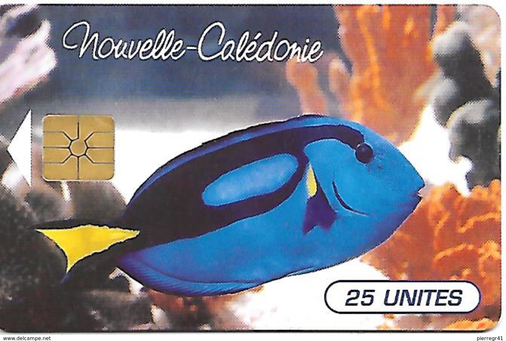 CARTE*PUCE-NOUVELLE-CALEDONIE-25U-NC 36-GEM A-11/1995-POISSON TROPICAL-Avec Lot N°00118-UTILISE-TB- - Nouvelle-Calédonie