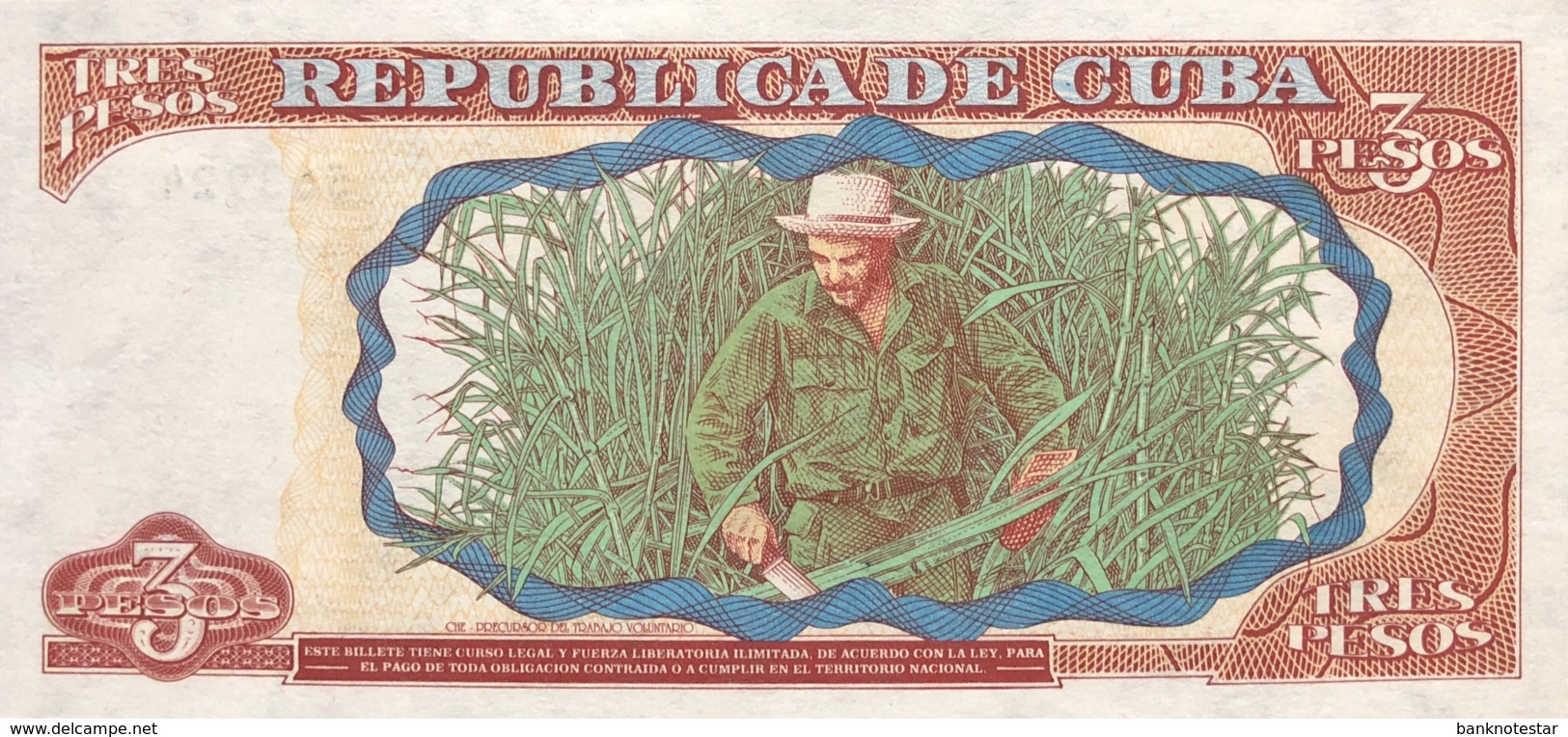 Cuba 3 Pesos, P-113 (1995) - UNC - Kuba