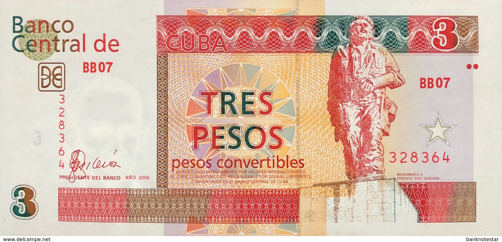 Cuba 3 Pesos Convertibles, P-FX47 (2006) - UNC - Kuba