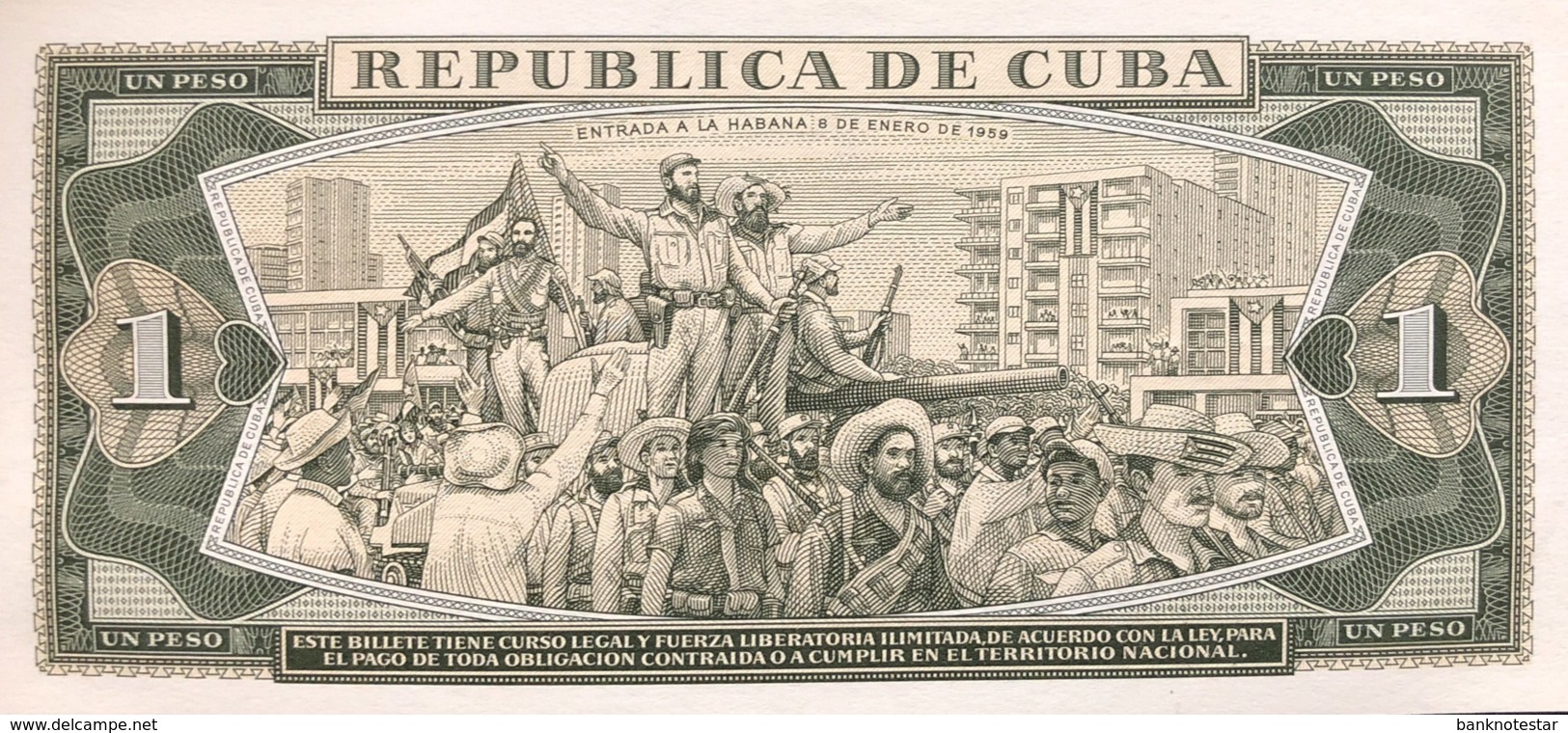Cuba 1 Peso, P-102b (1979) - UNC - Kuba