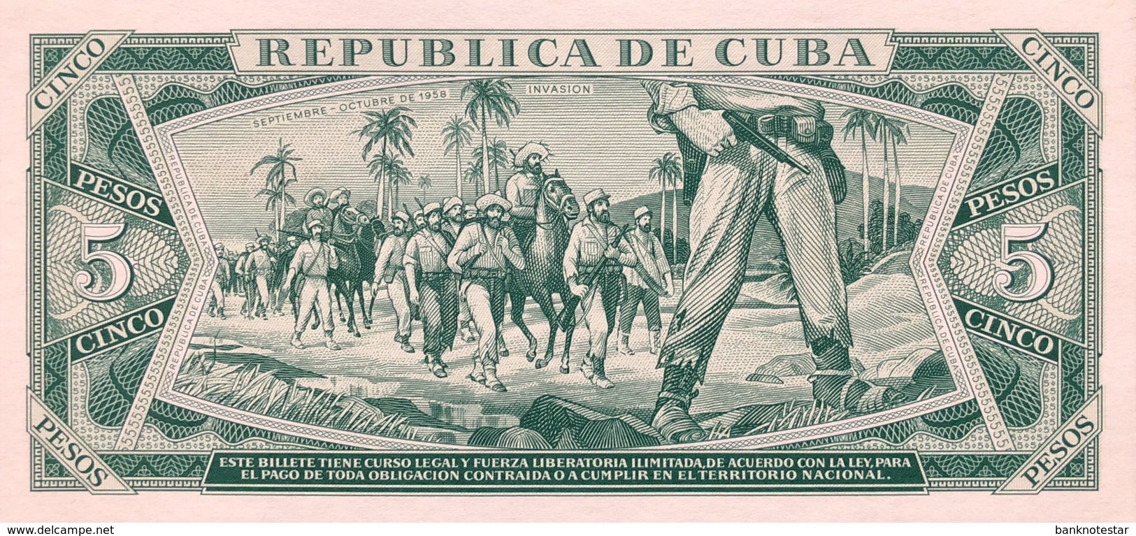 Cuba 5 Pesos, P-103c (1987) - UNC - Kuba