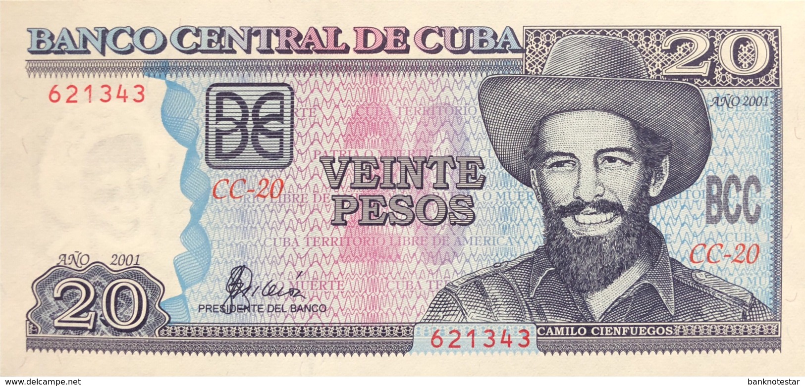 Cuba 20 Pesos, P-118c (2001) - UNC - Kuba