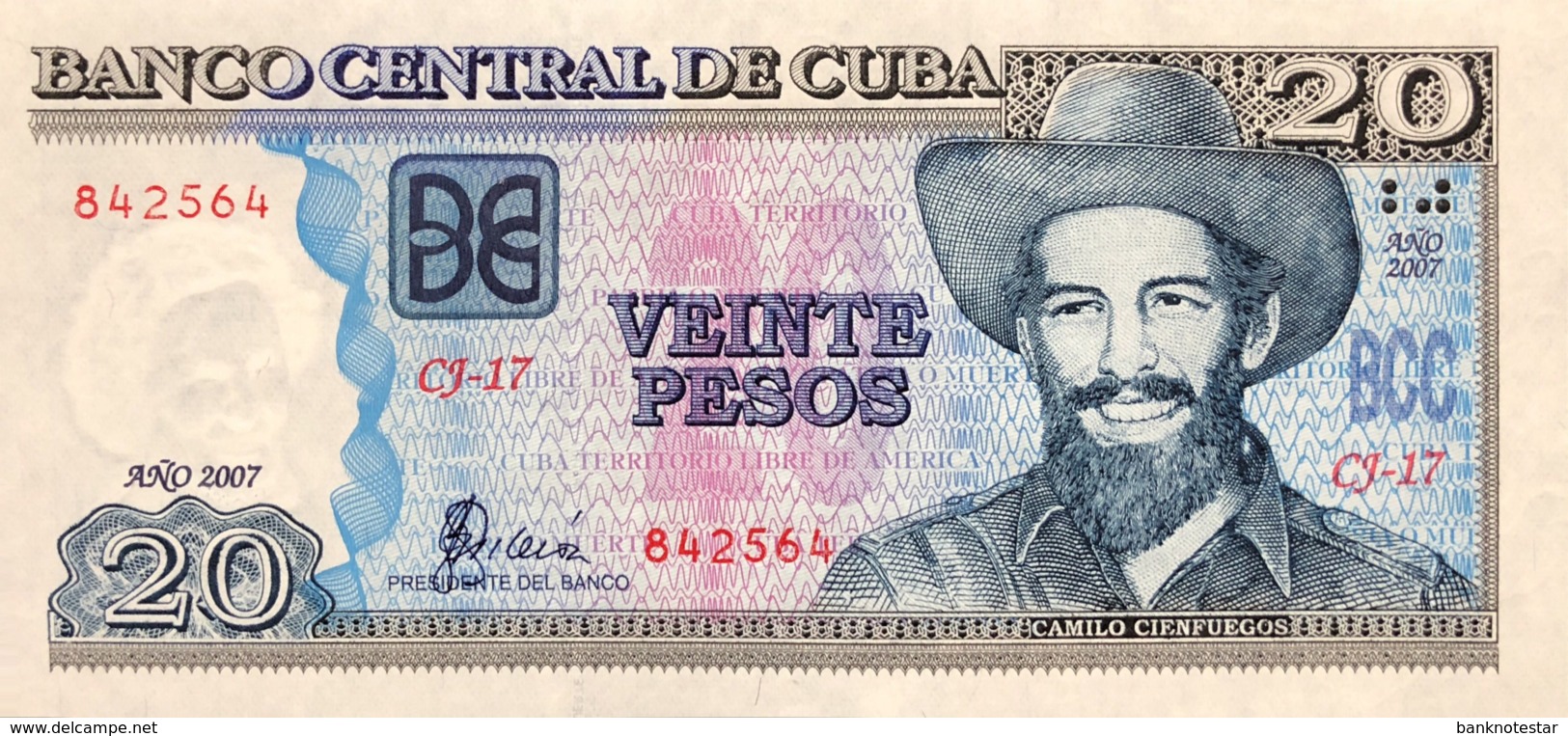 Cuba 20 Pesos, P-122d (2007) - UNC - Kuba