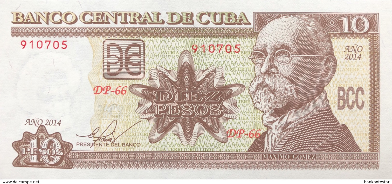 Cuba 10 Pesos, P-117p (2014) - UNC - Kuba