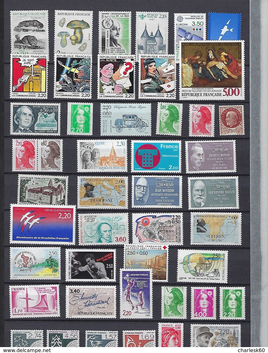 France Collection De 270 Timbres Neufs - Collections