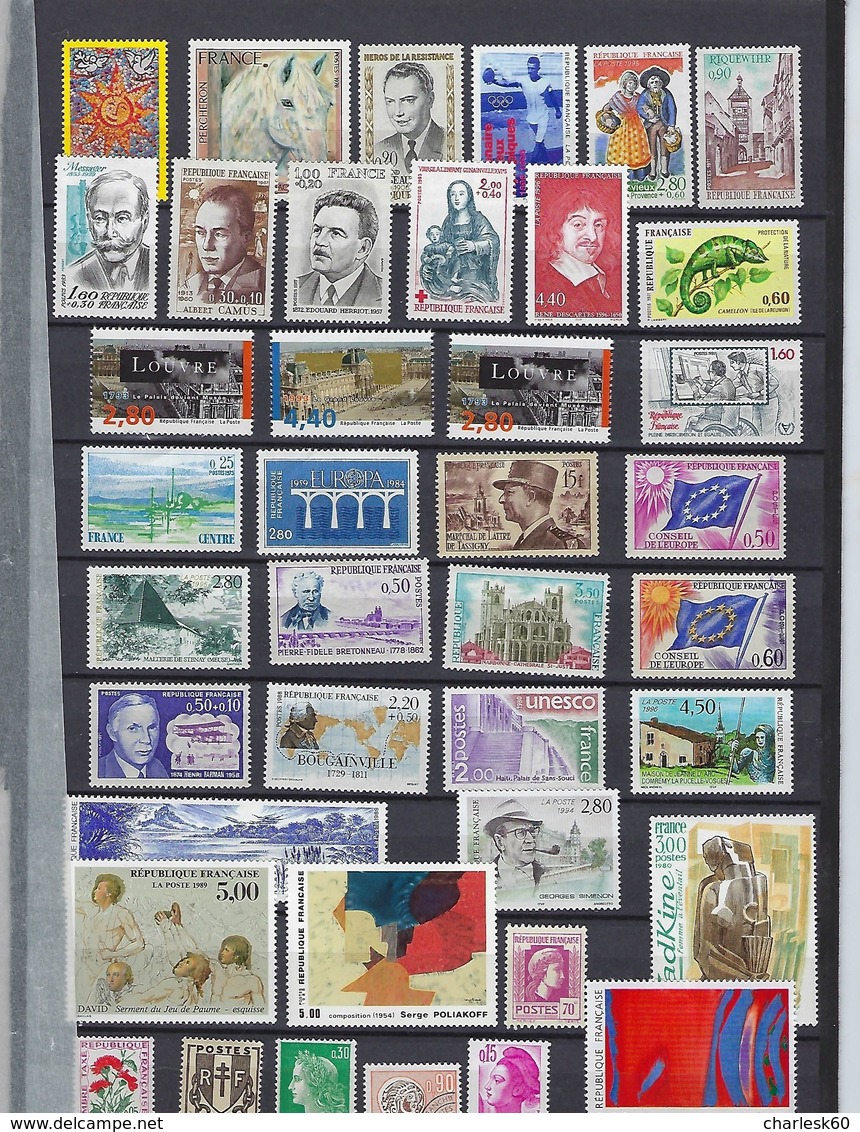 France Collection De 270 Timbres Neufs - Collections