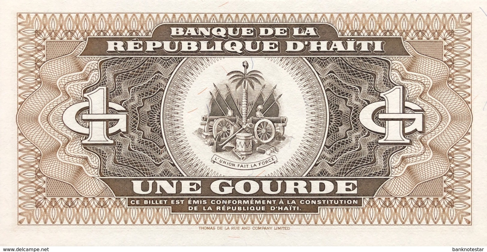 Haiti 1 Gourde, P-259a (1992) - UNC - Haïti