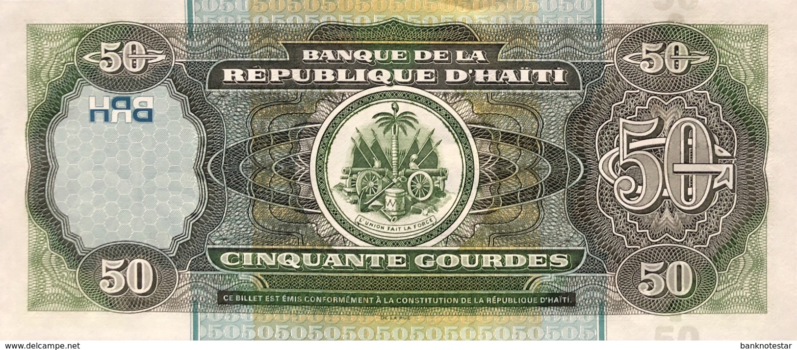 Haiti 50 Gourdes, P-267b (2003) - UNC - Haiti