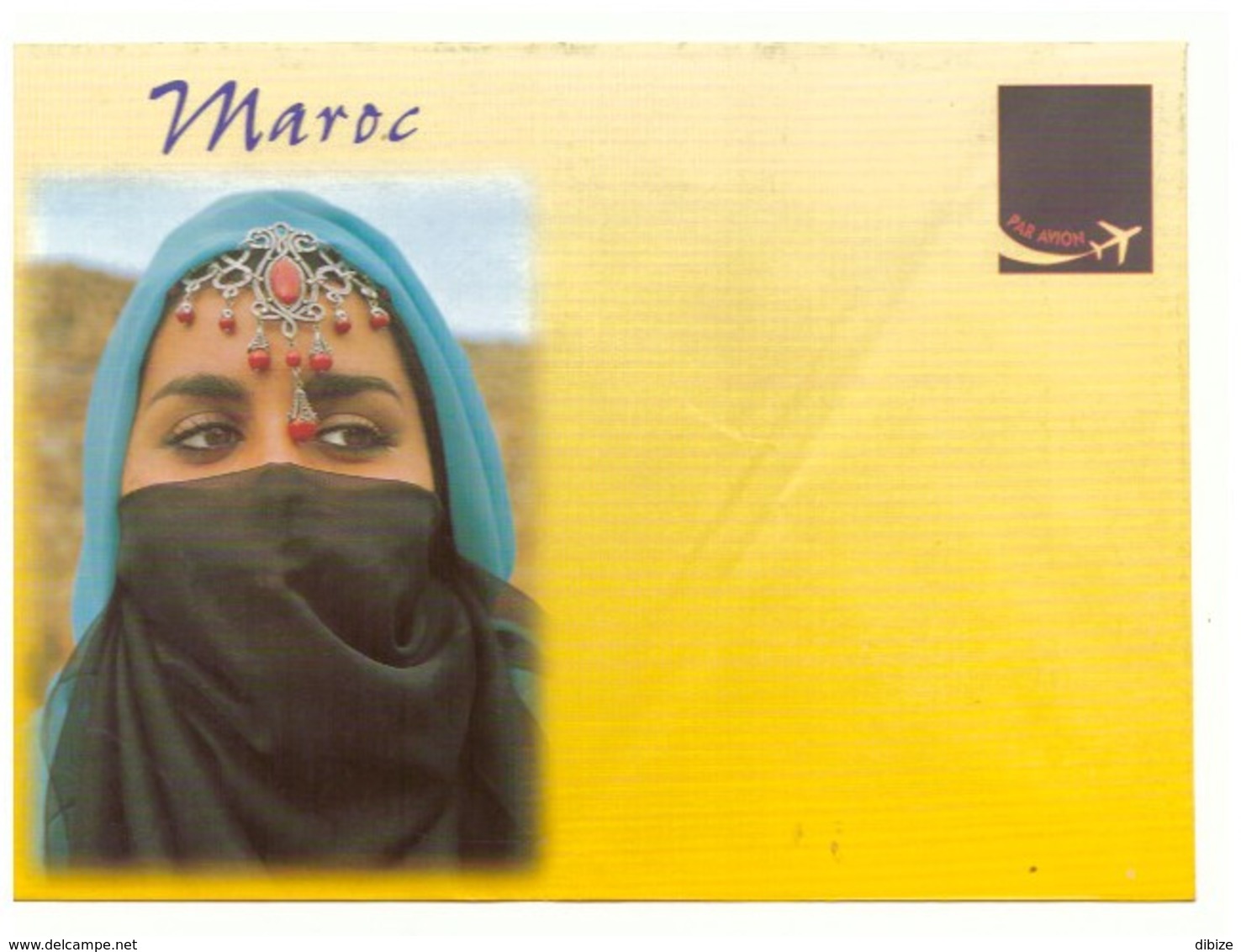 Maroc. Enveloppe Illustrée. Fantasia Et Femme Berbère - Autres & Non Classés