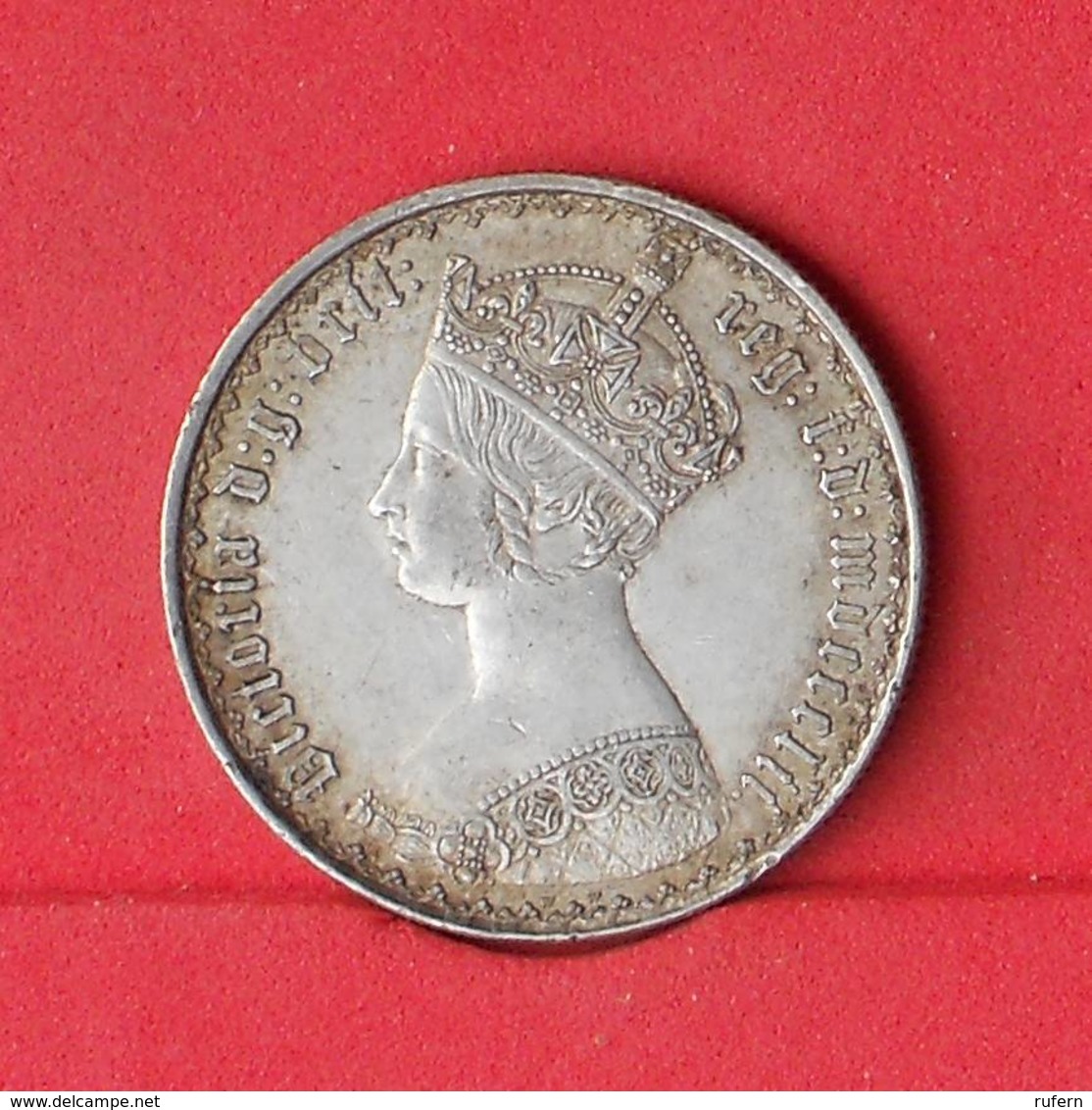 GREAT BRITAIN 1 FLORIN 1852 - 11,31 GRS - 0,925 SILVER   KM#  746,1 - (Nº26586) - J. 1 Florin / 2 Schilling