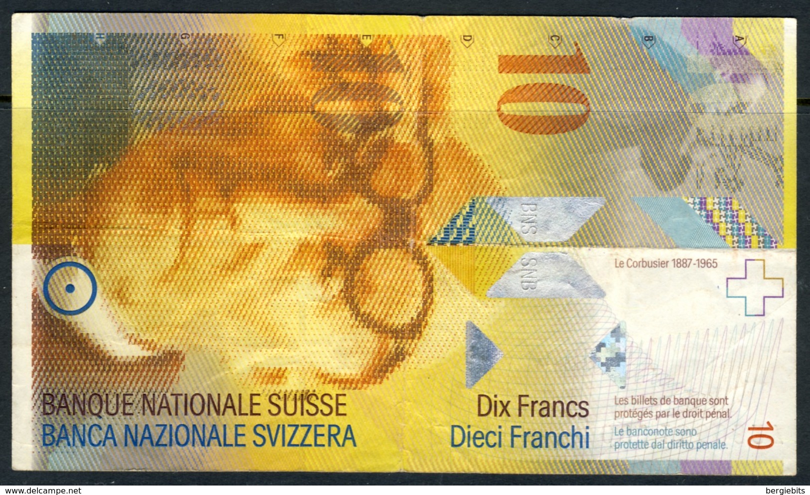 2000 Switzerland 10 Franc Banknote In Circulated Condition, Scarce Signatures - Switzerland