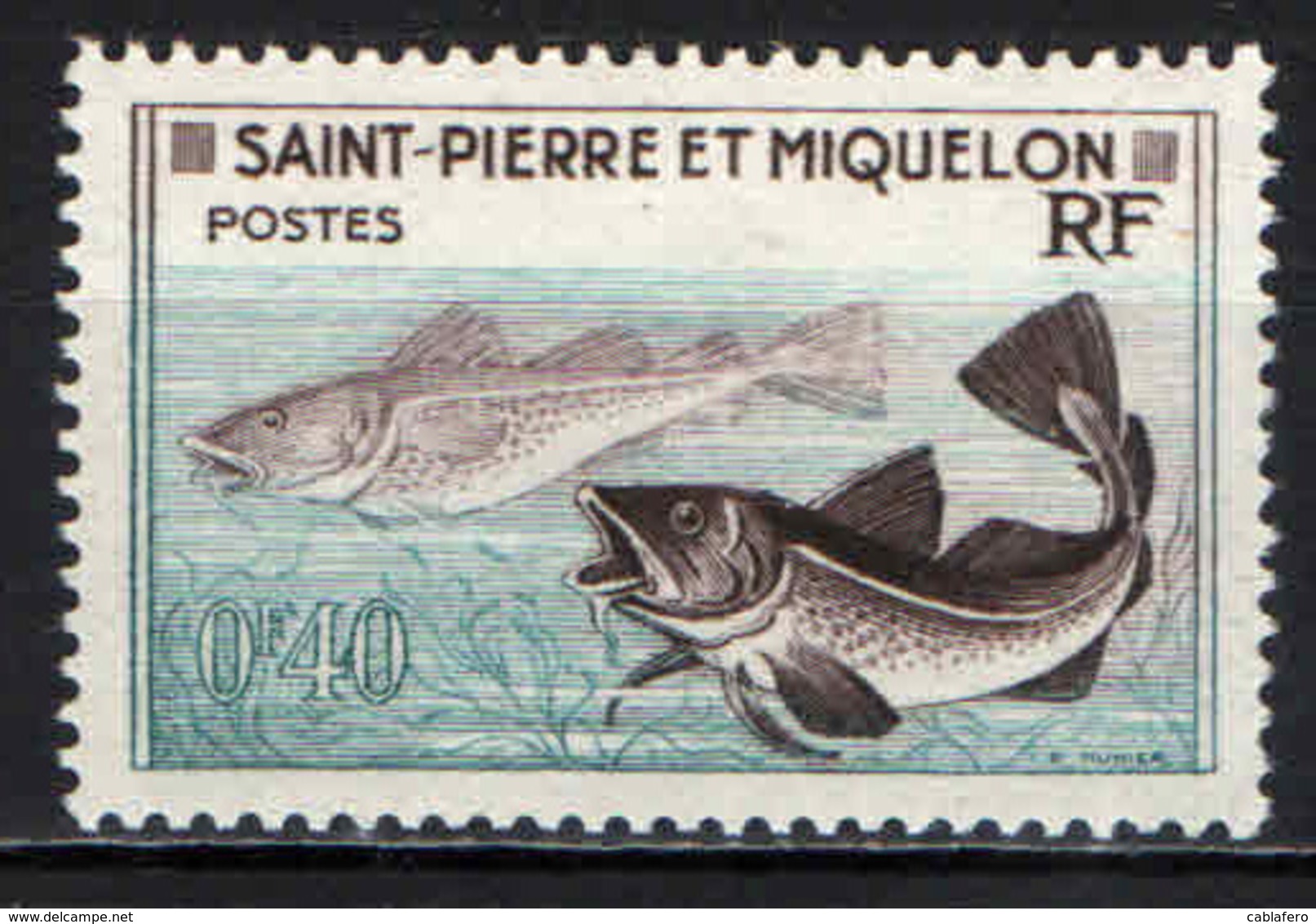 ST. PIERRE & MIQUELON - 1957 - MERLUZZI - MNH - Nuovi