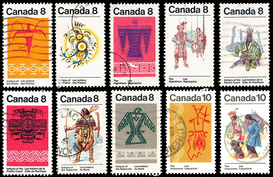 Canada (Scott No. 562-81 - Indiens / Indians) (o) Série /Complet / Set - Oblitérés