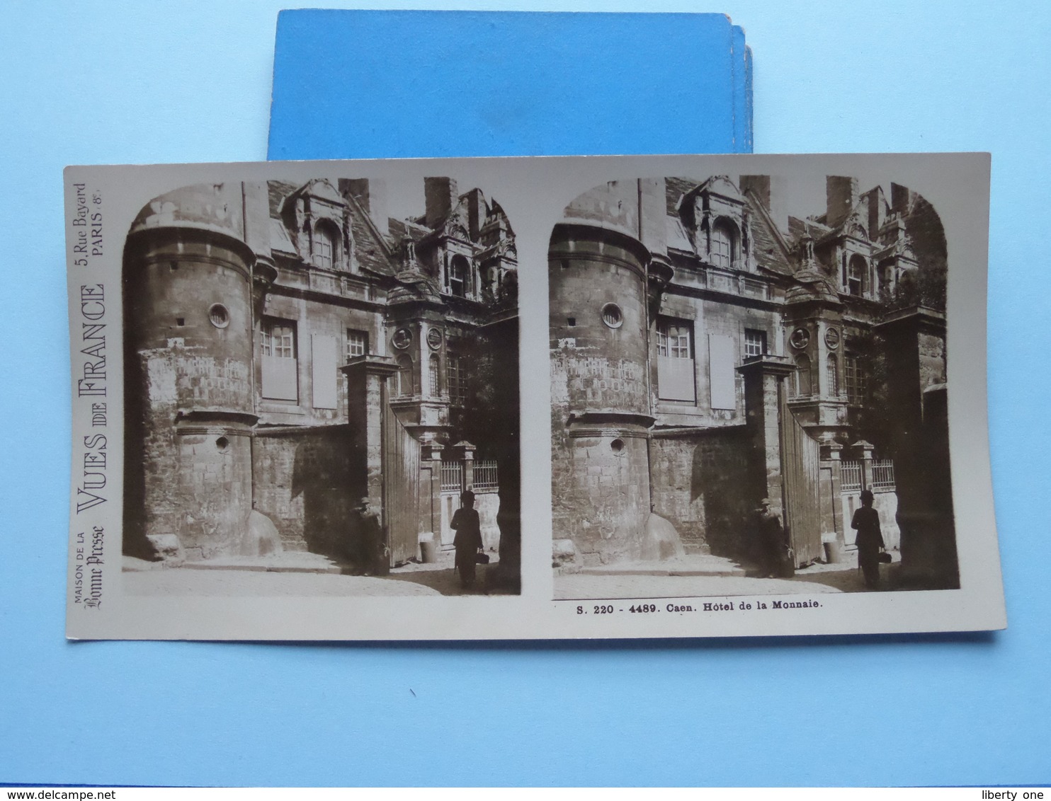 CAEN : Hôtel De La Monnaie : S. 220 - 4489 ( Maison De La Bonne Presse VUES De FRANCE ) Stereo Photo - Stereoscopic