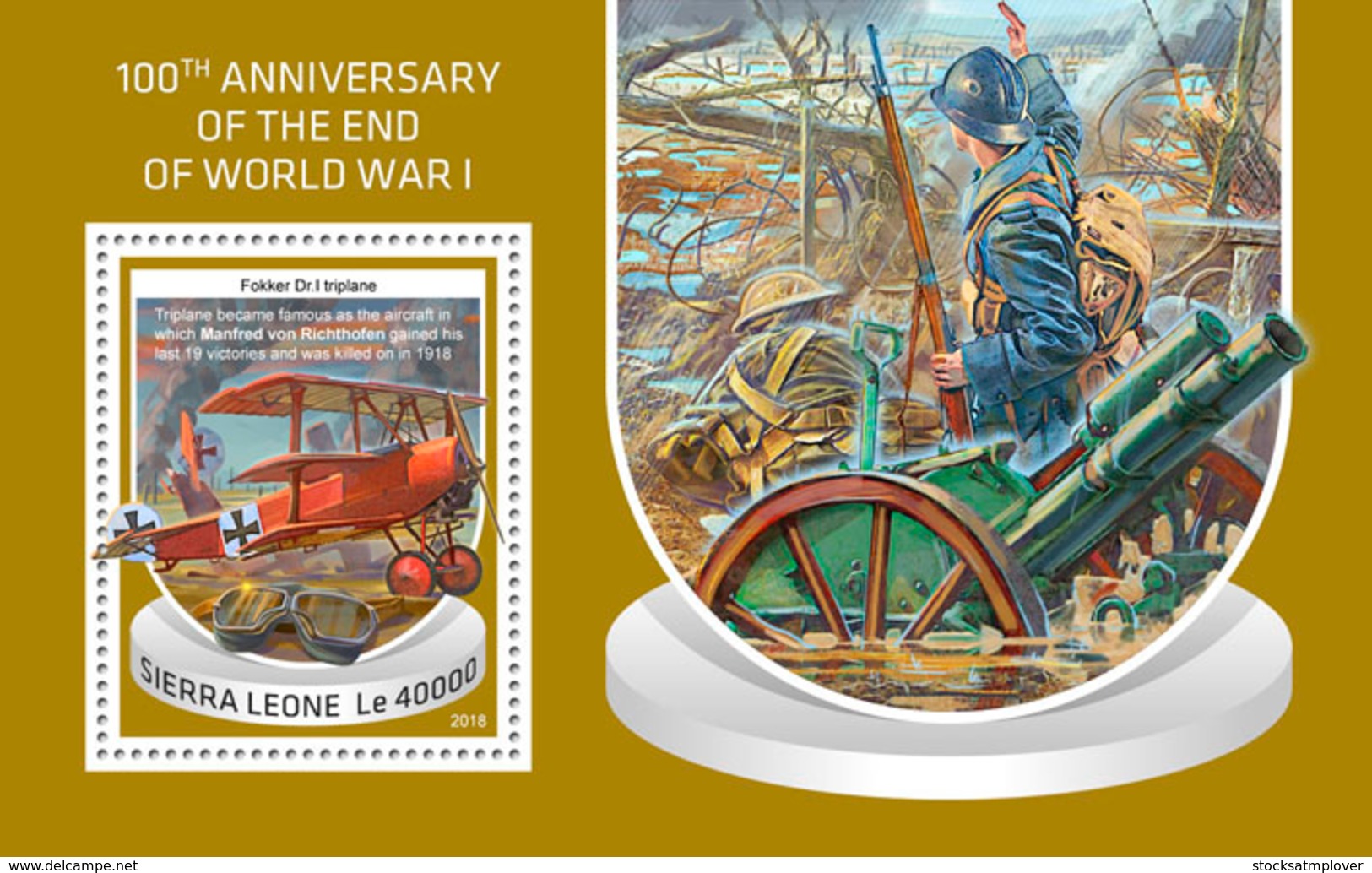 Sierra Leone 2018  World War I  S201810 - Sierra Leone (1961-...)