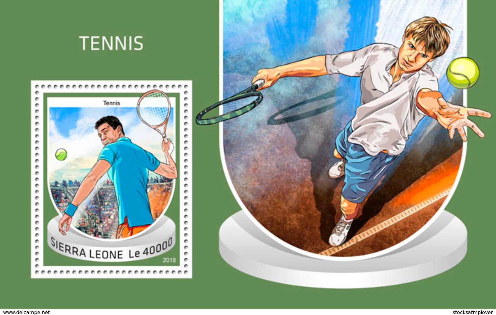Sierra Leone 2018  Tennis  S201810 - Sierra Leone (1961-...)