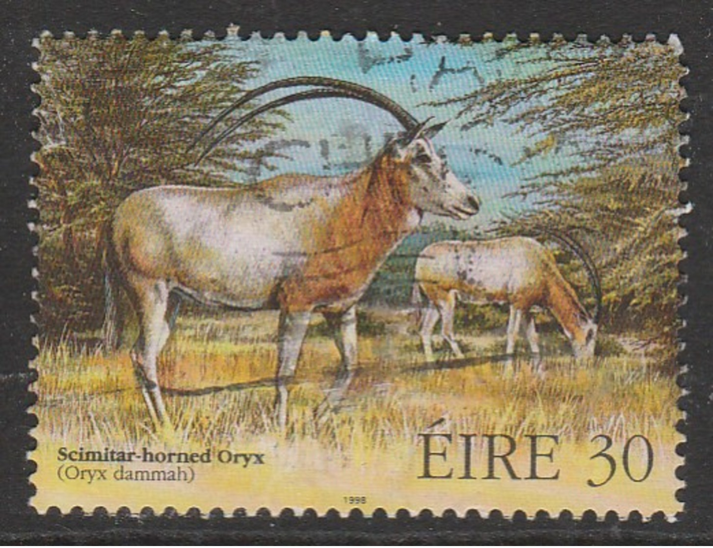 Ireland 1998 Endangered Animals 30 P Multicoloured SW 1109 O Used - Used Stamps