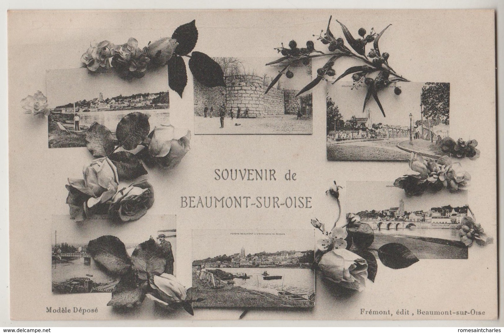 CPA 95 Souvenir De BEAUMONT SUR OISE - Beaumont Sur Oise