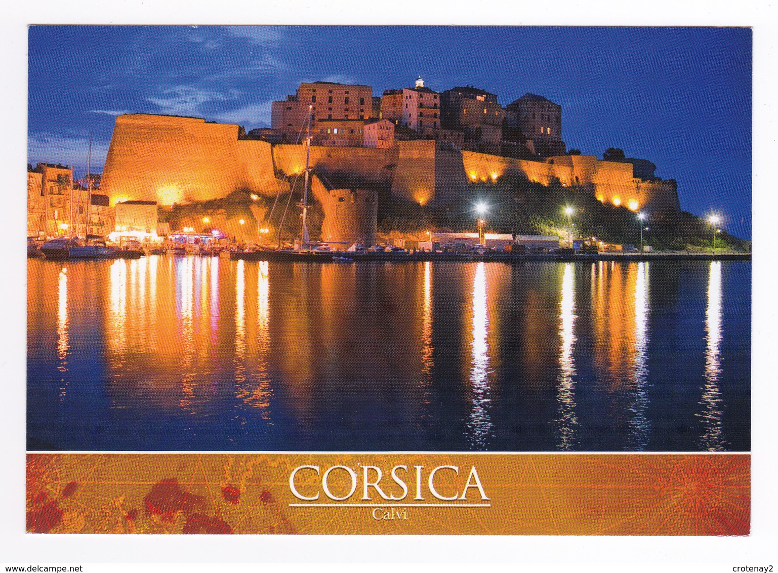 Haute Corse Corsica CALVI En 2008 Sarl Desjobert Ajaccio Timbre Archimboldo - Calvi