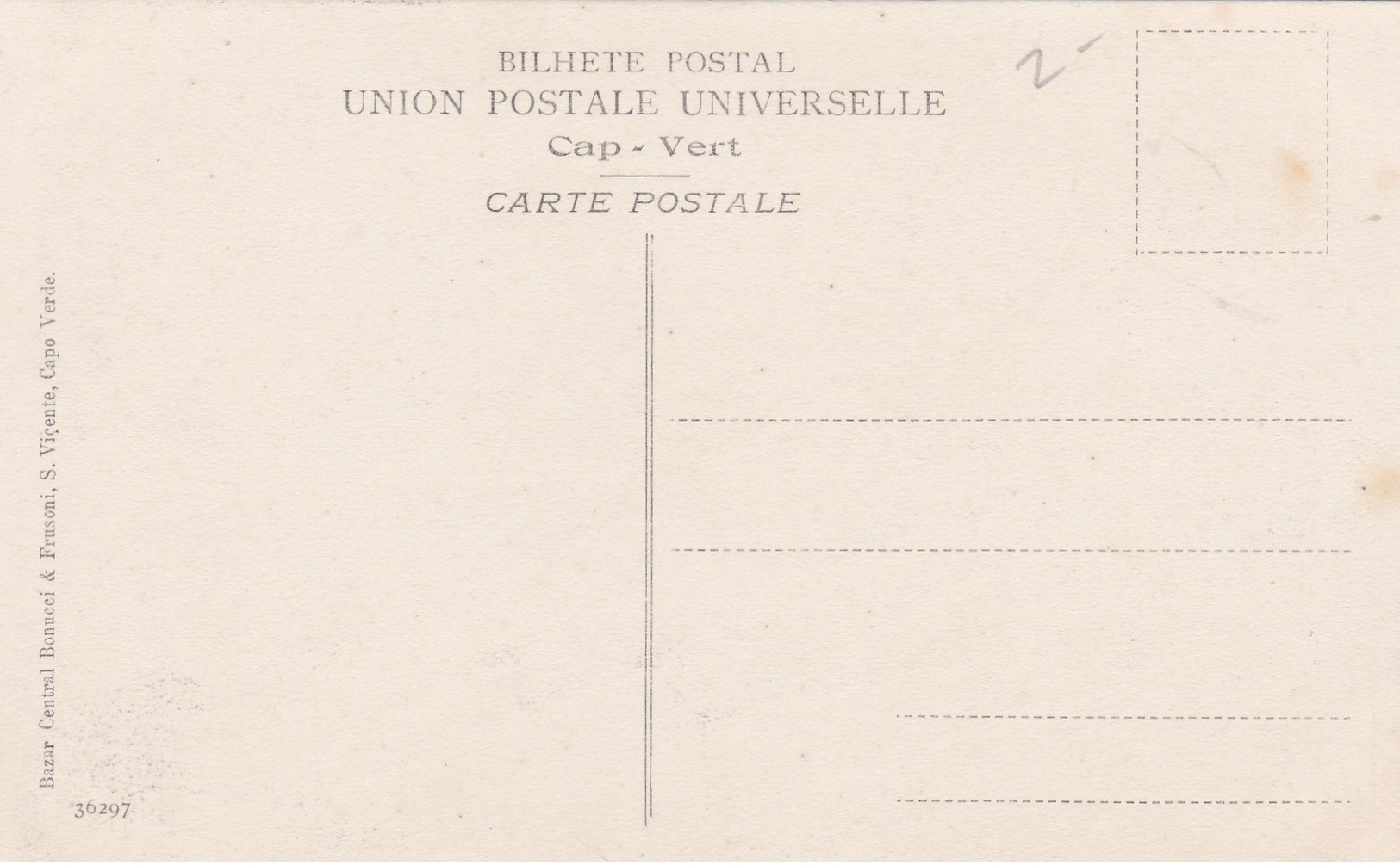 Old Post Card Of  Cabo Verde,Cape Verde R72. - Cape Verde