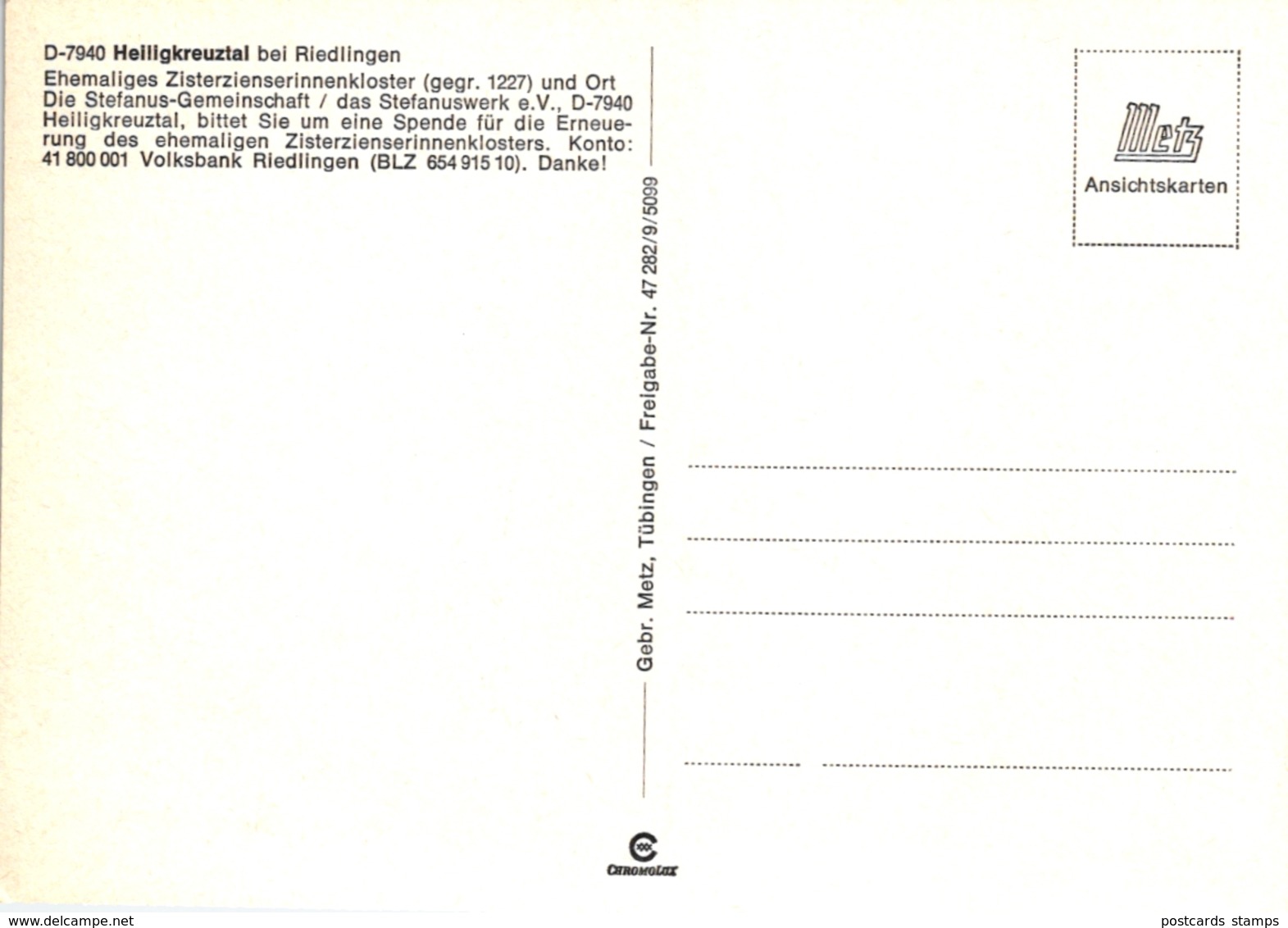 Heiligkreuztal Bei Riedlingen, Ansicht Aus Der Luft, Ca. 80er Jahre - Sonstige & Ohne Zuordnung