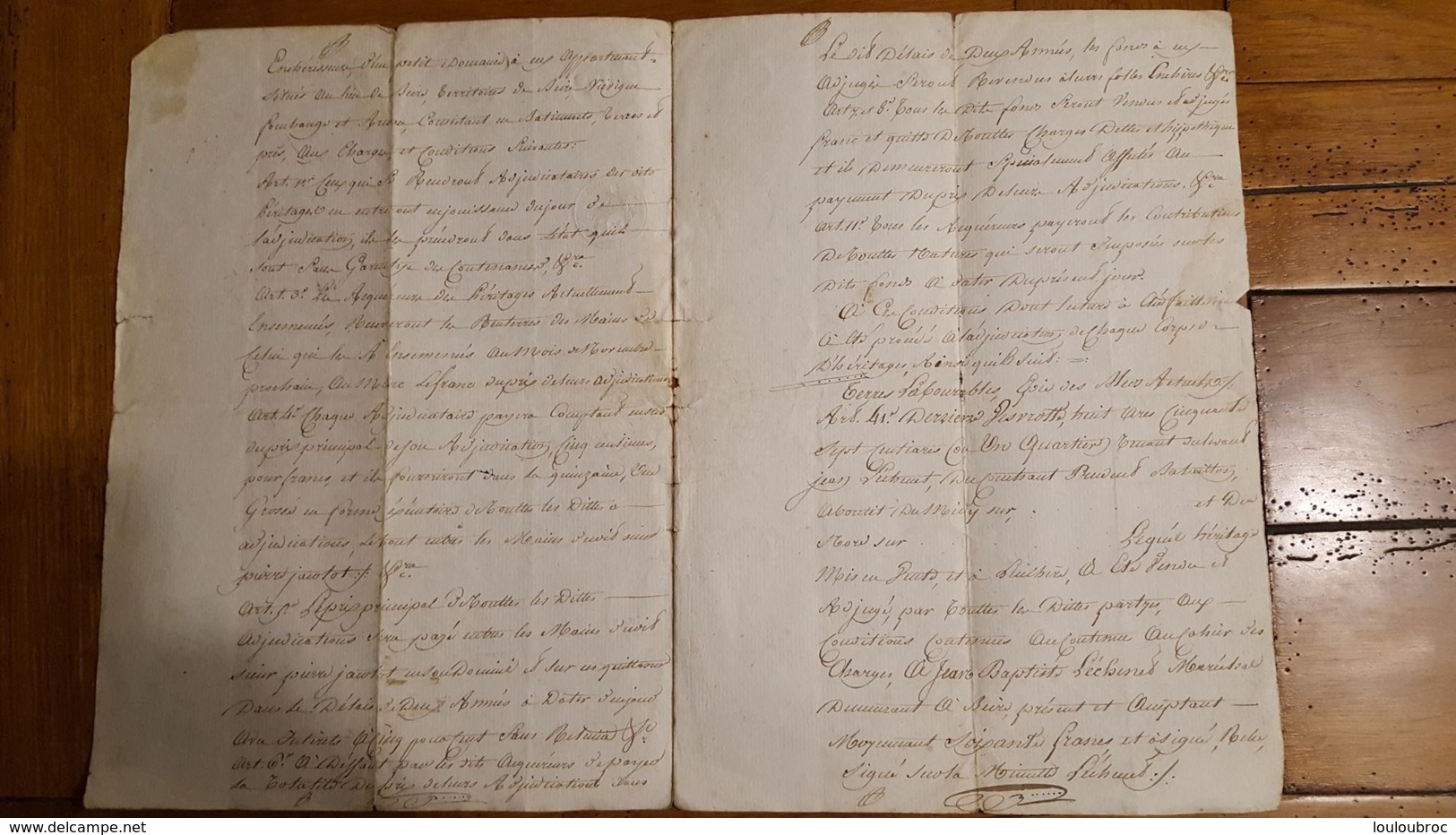 ACTE  DE JANVIER 1816  ACQUISITION D'UN HERITAGE A BEIRE LE CHATEL - Historical Documents