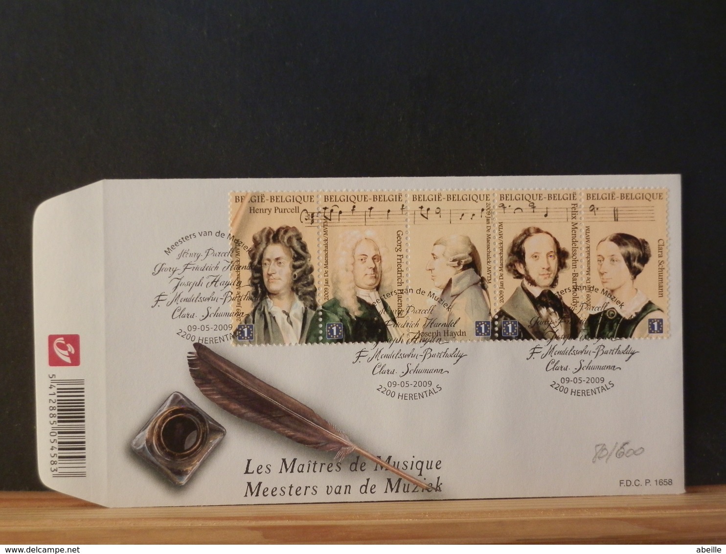 80600  FDC BELGE   2009  NR. 3899/03 NR. FDC  1658 - 2001-2010