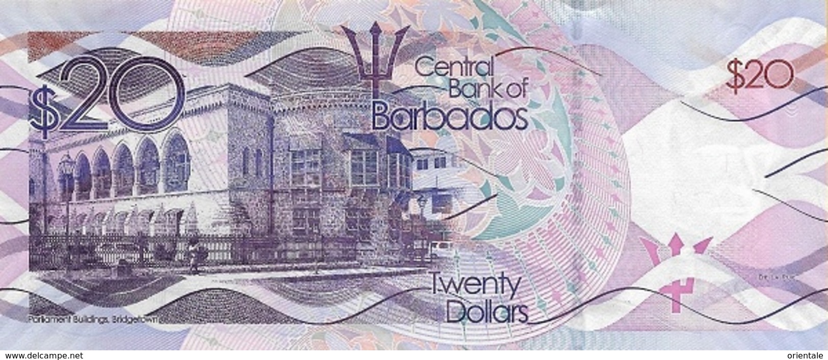 BARBADOS P. 76b 20 D 2017 UNC - Barbados