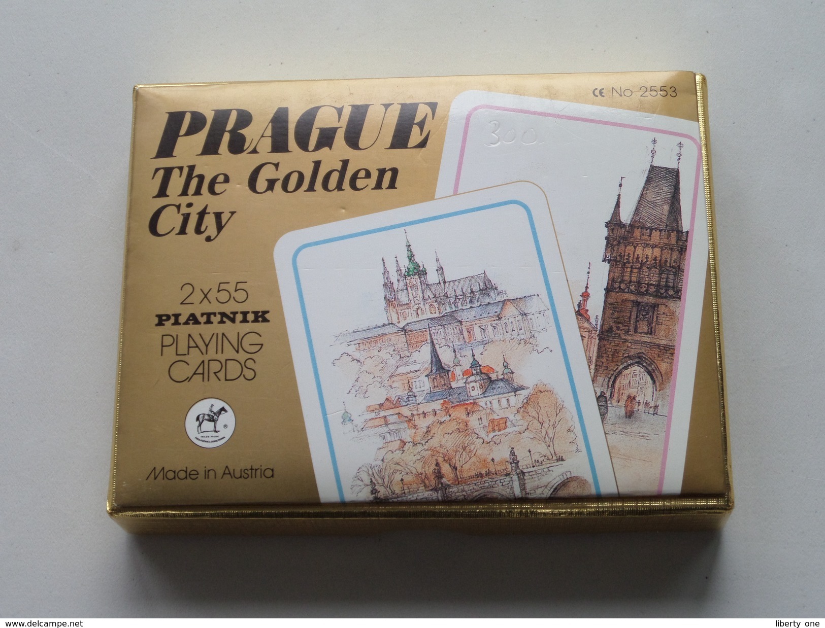 PRAGUE The Golden City / Speelkaarten / Playing Cards / Compleet In Verpakking PLATNIK N° 2553 ( Zie Foto's ) ! - Cartes à Jouer Classiques