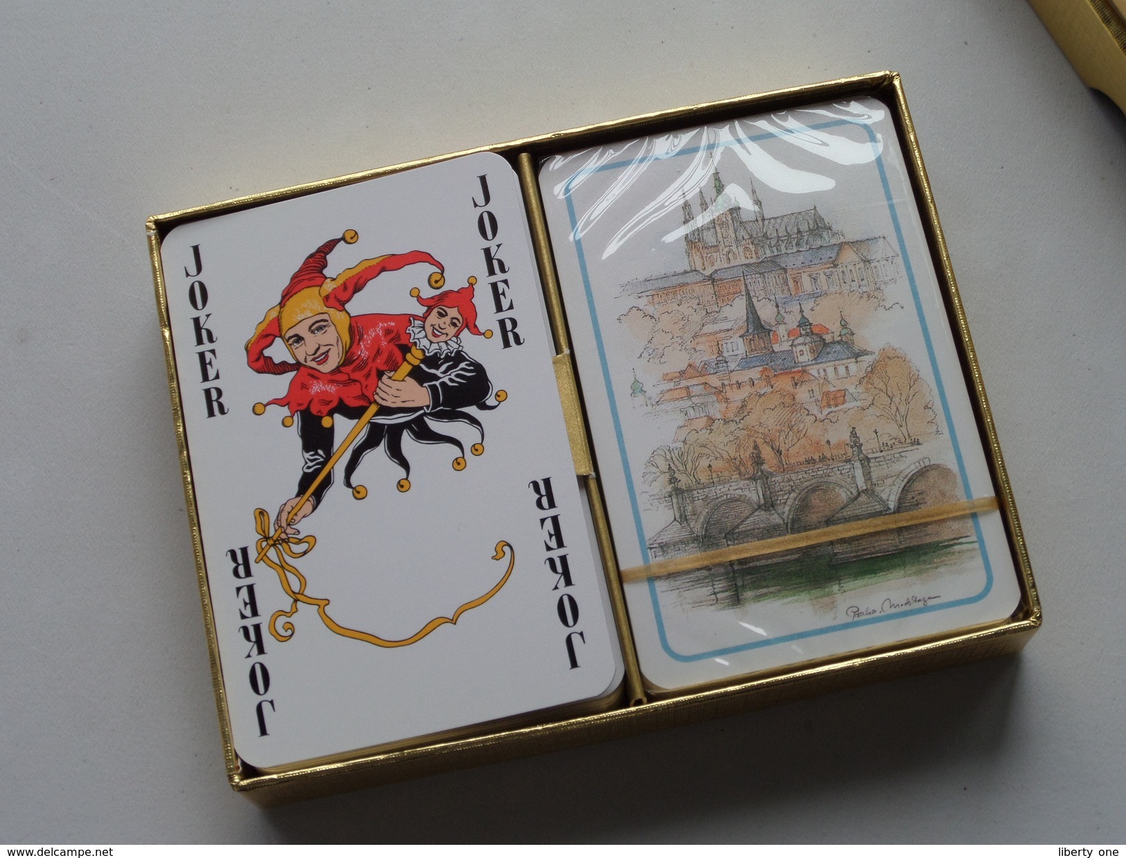 PRAGUE The Golden City / Speelkaarten / Playing Cards / Compleet In Verpakking PLATNIK N° 2553 ( Zie Foto's ) ! - Cartes à Jouer Classiques