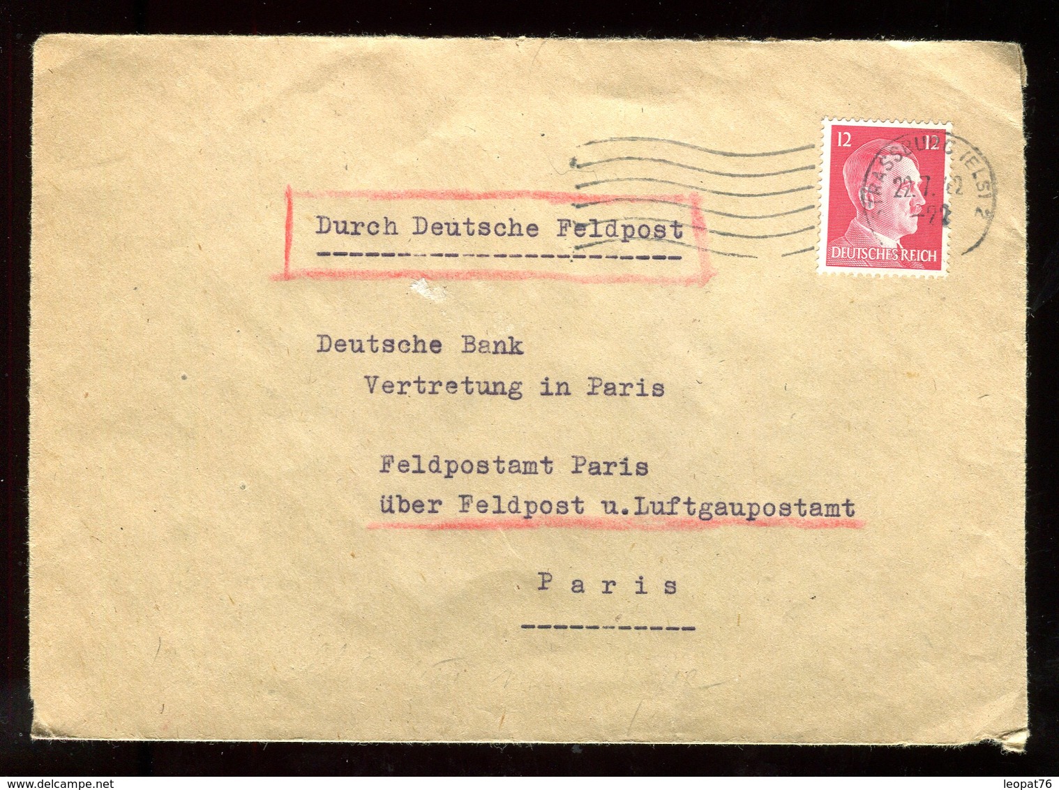 Enveloppe Commerciale De Strasbourg Pour Paris En 1942 - N170 - Covers & Documents