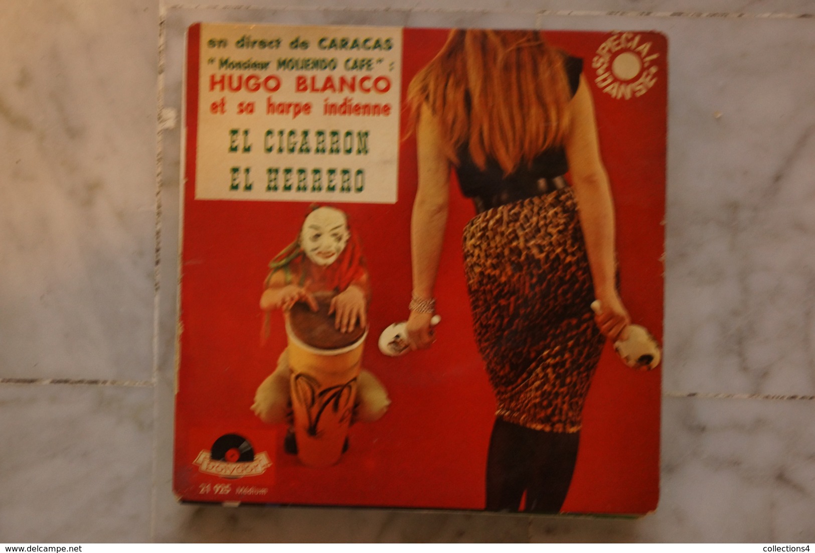 HUGO BLANCO MR MOLIENDO CAFE .EL CIGARRON EP 1962 LATIN CUATRO - 45 T - Maxi-Single