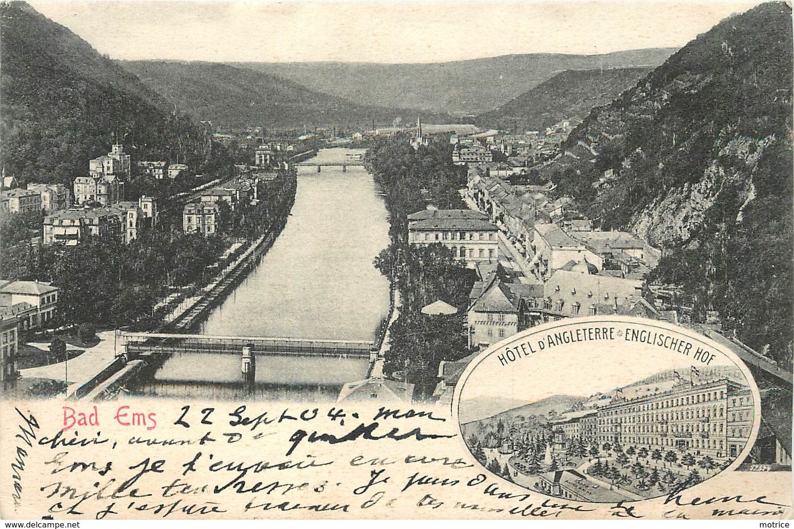 BAD EMS - Vue Générale, Hôtel D’Angleterre. - Bad Ems