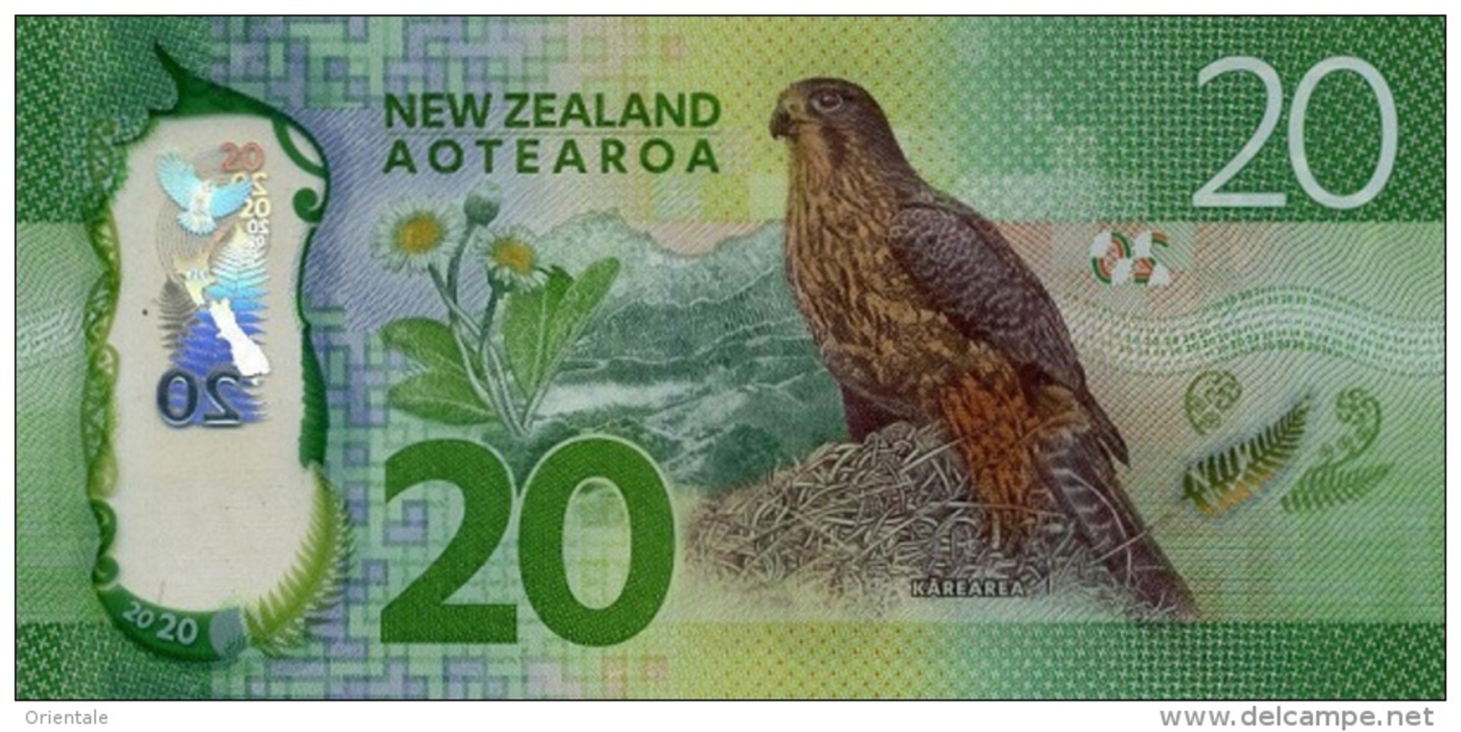 NEW ZEALAND P. 193 20 D 2016 UNC - Nouvelle-Zélande