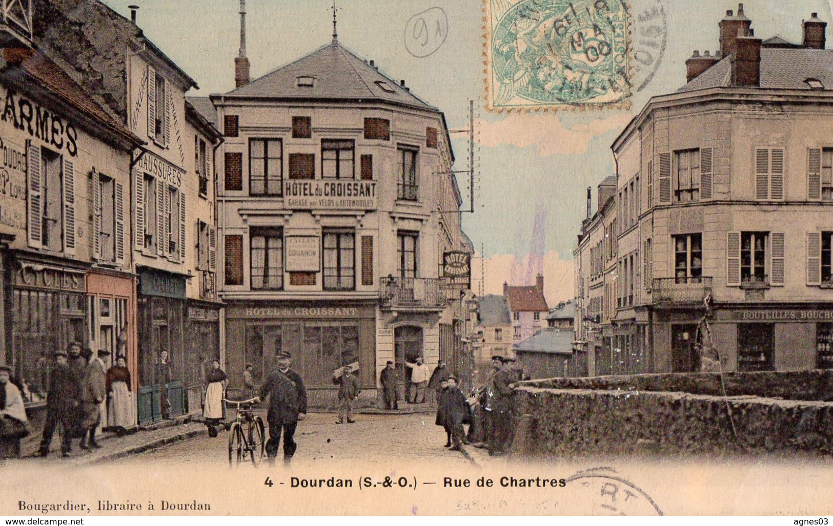 DOURDAN   -  Rue De Chartres - Facteur A Velo - Dourdan