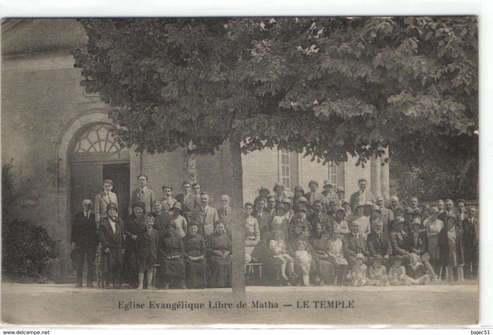 1 Cpa Eglise évangélique Libre De Matha - Le Temple - Matha