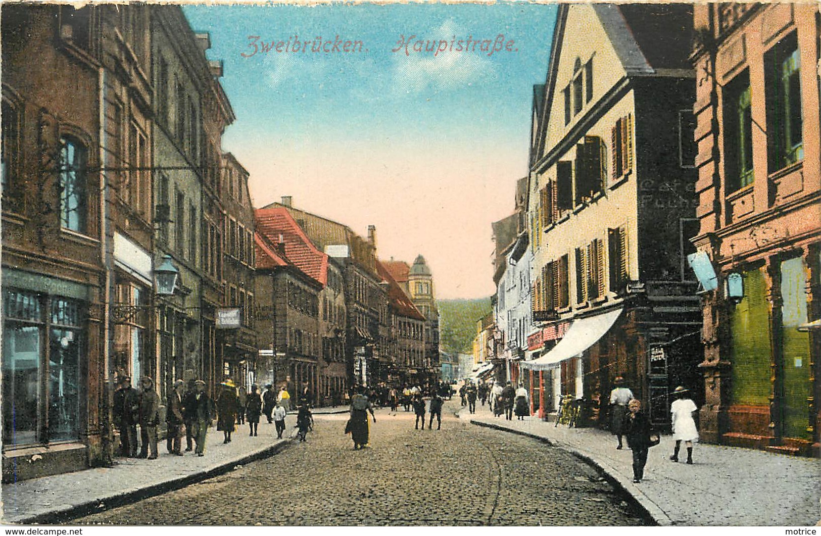 ZWEIBRUECKEN - lot de huit cartes diverses de la ville.