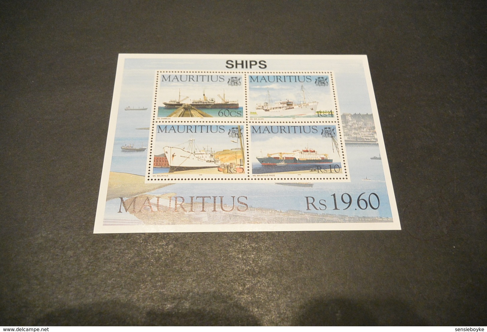 M4551 - Bloc  MNH Mauritius - 1996 - Ships - Bateaux